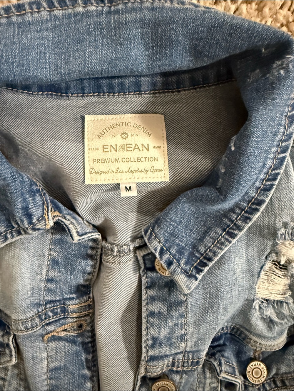 S/M Denim Jacket and Jeans Bundle - Blue Shades - Picture 2 of 5